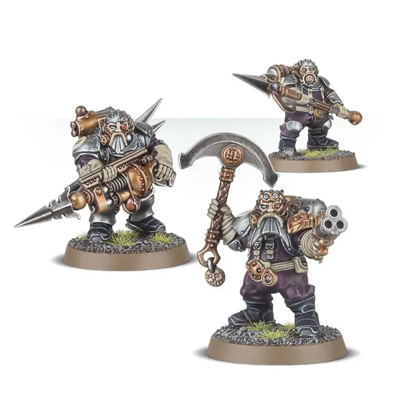 Kharadron overlords: arkanaut company, age of sigmar, games workshop, model 84-35
